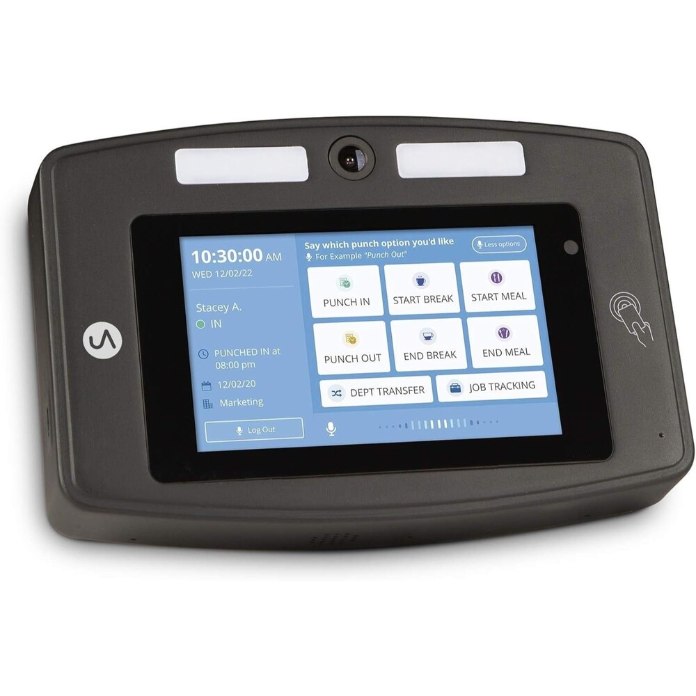 uAttend Touch-Free Voice Control Facial Recognition Time Clock System DR200 NEW